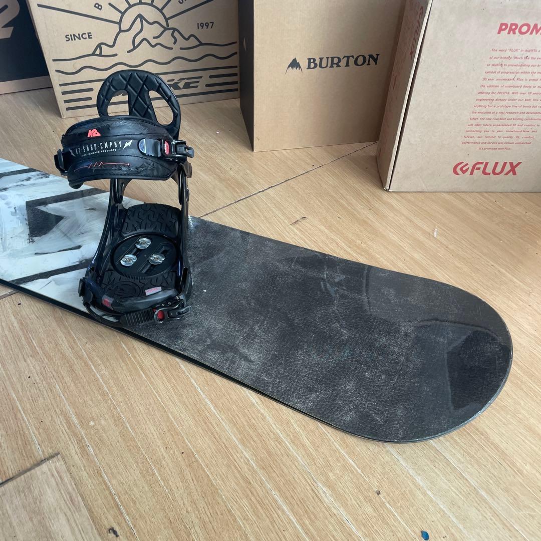 BURTON×K2　バートン　ワイドモデル　バインディング付スノーボードセット