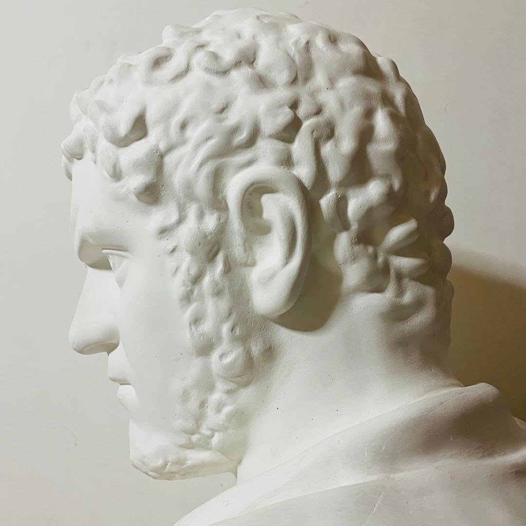 カラカラ帝 石膏像 胸像 デッサン 美術 アート オブジェ インテリア