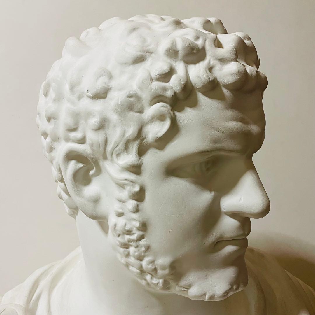 カラカラ帝 石膏像 胸像 デッサン 美術 アート オブジェ インテリア