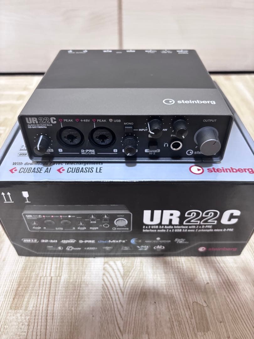 Steinberg UR22C USBオーディオインターフェース