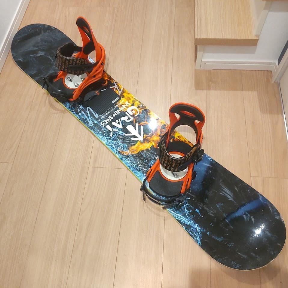 GRAY グレイ スノーボード R.P.M.＋ FULX ML 2点セット グラ