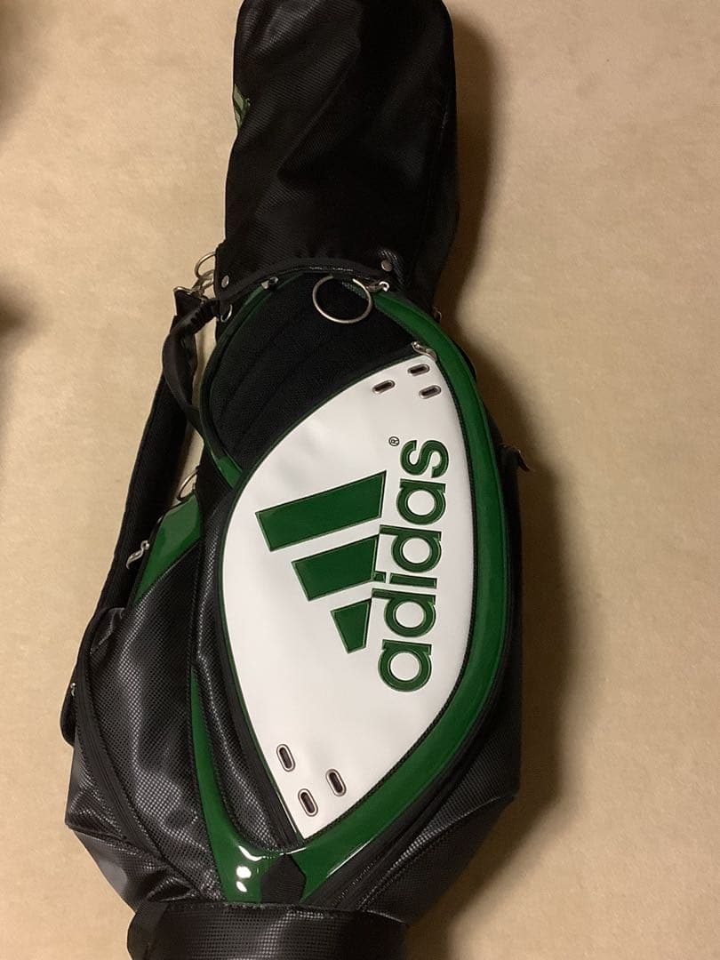 adidas キャディバッグ 緑/黒