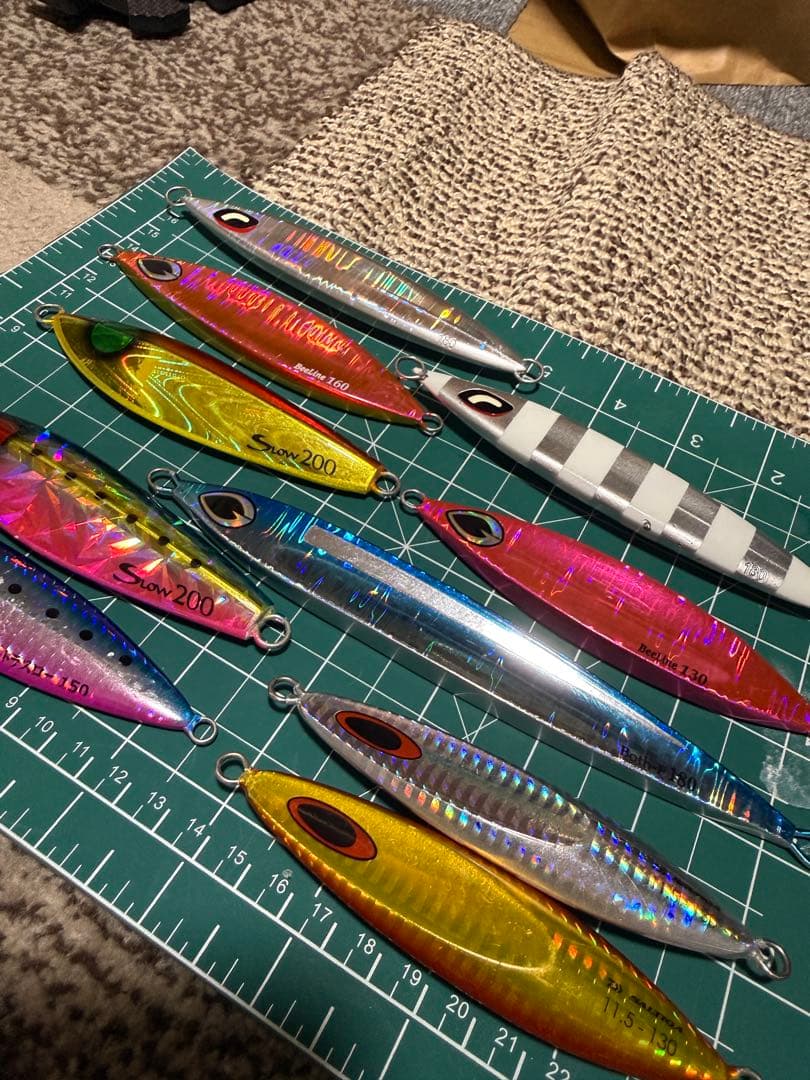 廃盤スロージグ10個shimano beat daiwa hayabusa等