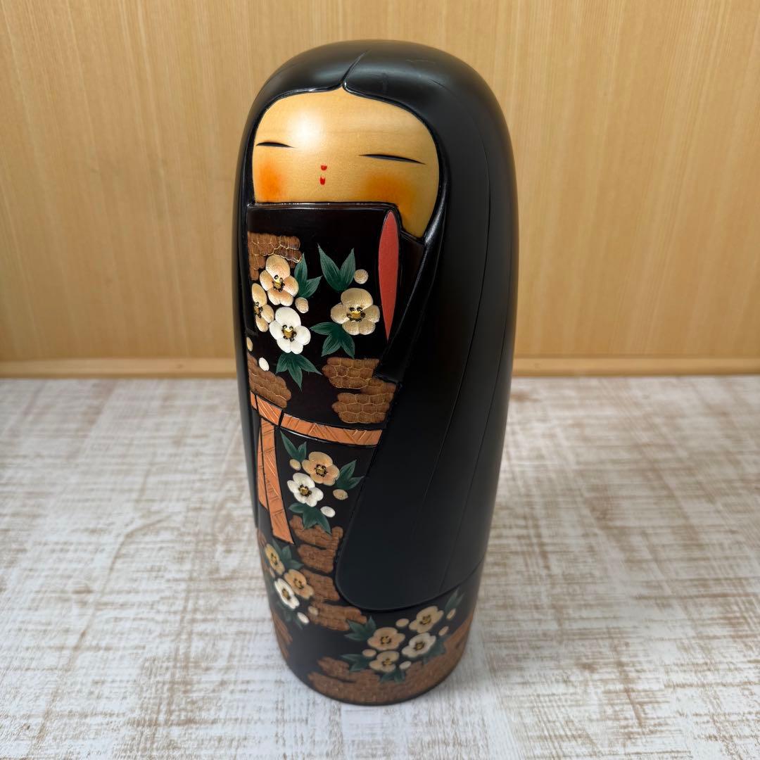 創作こけし【野沢薫 作】大型　内閣総理大臣賞受賞作家 コケシ