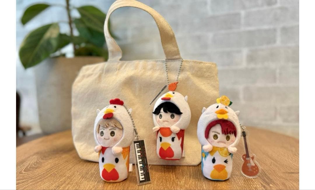 Mrs. GREEN APPLE からあげくんキーホルダー 3個セットおまけ付き