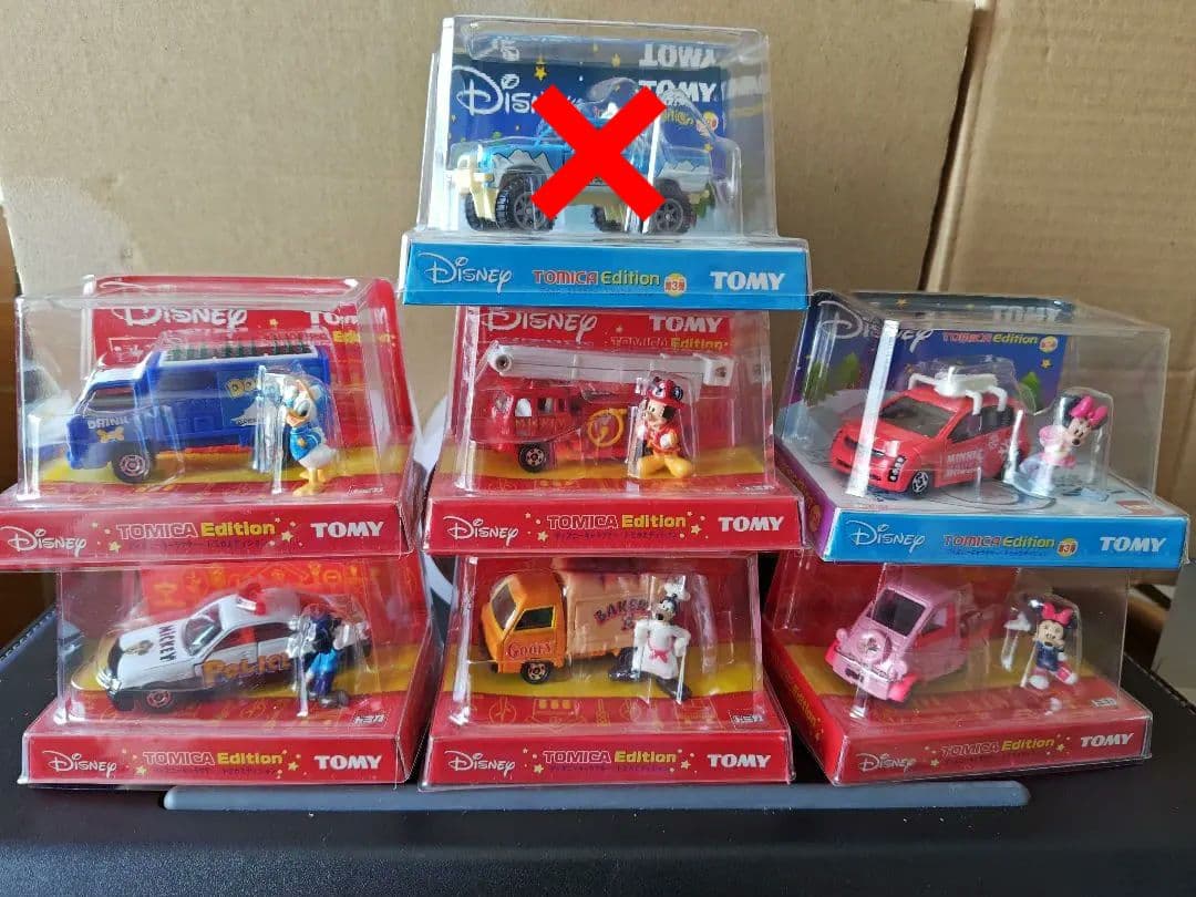 トミカ ディズニーキャラクター・トミカエディション 7台セット