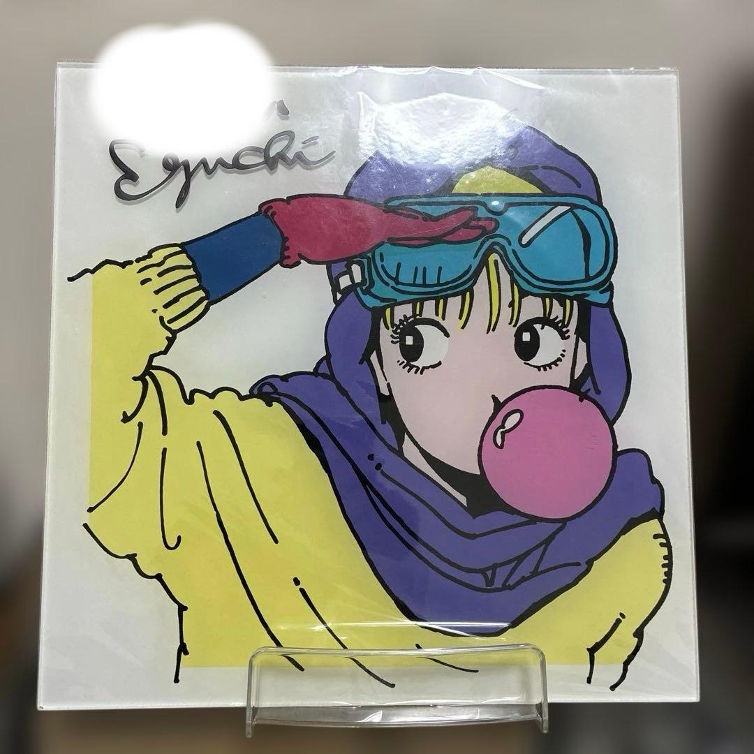 江口寿史　アクリルパネル　ストップ！！ひばりくん！　ヴィレヴァン　サイン入り