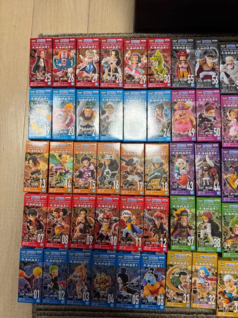ワンピース　ONE PIECE 海賊大百景　ワーコレ　フルコンプ　フィギュア