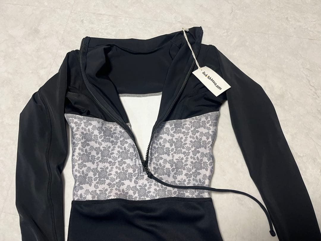 新品未使用 S/M ロンスプ　エコビッチビーチスタイル　ブラック系