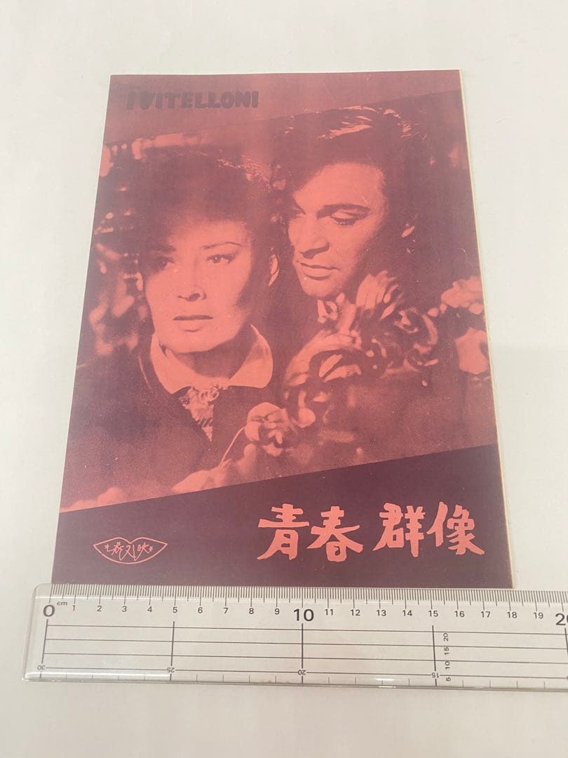 ★青春群像★さすらい★映画パンフレット★日活名画座★64年保存★フェデリコ当時物