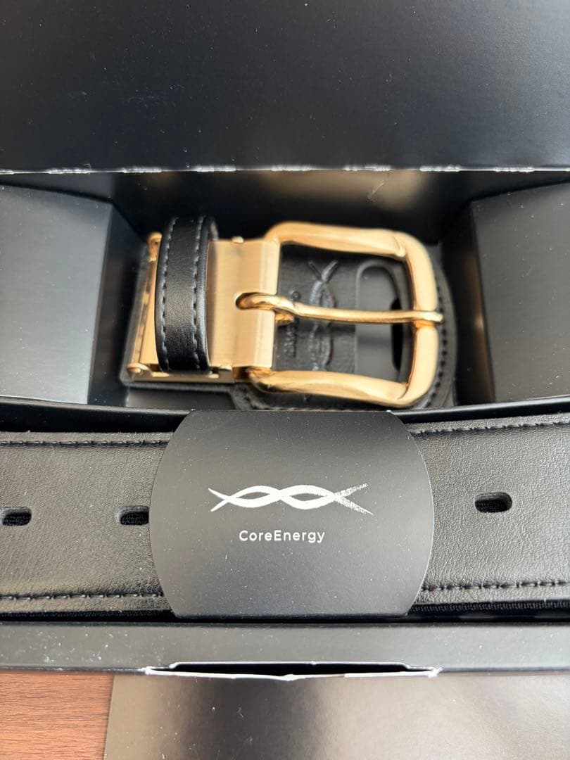 新品未使用　コアエナジーベルト　野球ベルト　黒