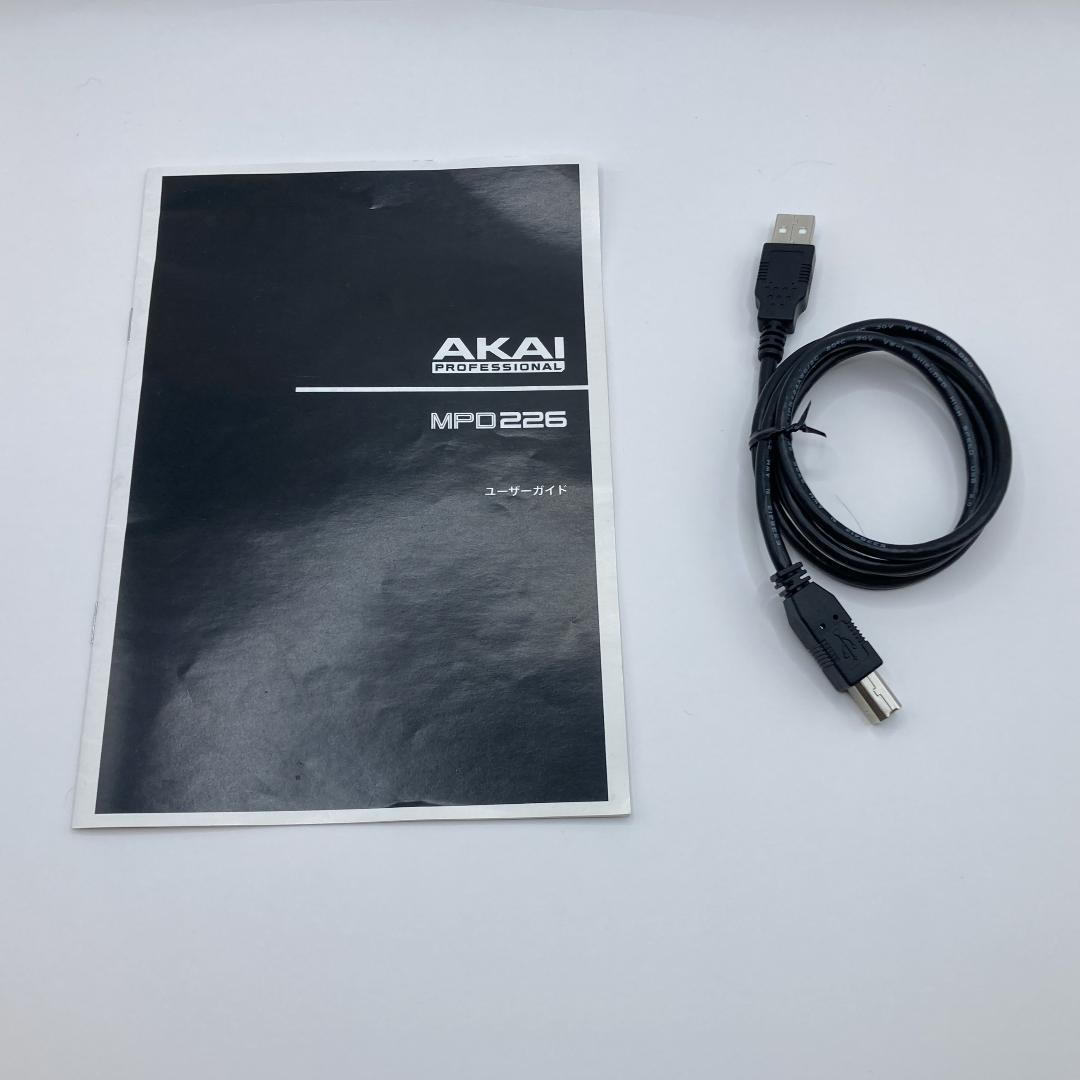 AKAI MPD226 MIDIパッド 動作良好 箱・USBケーブル付 DTM