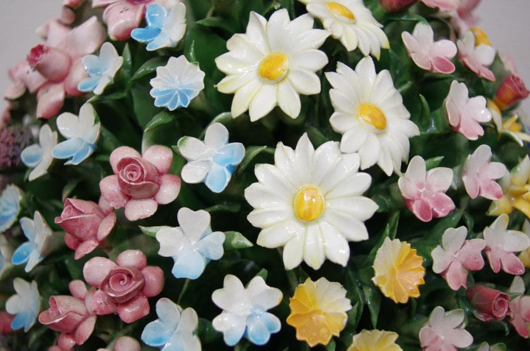 【アンティーク】カポディモンテ capodimonte　陶花