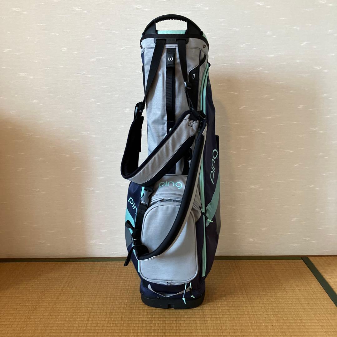 PING Hoofer Lite ゴルフバッグ ネイビー/ミント