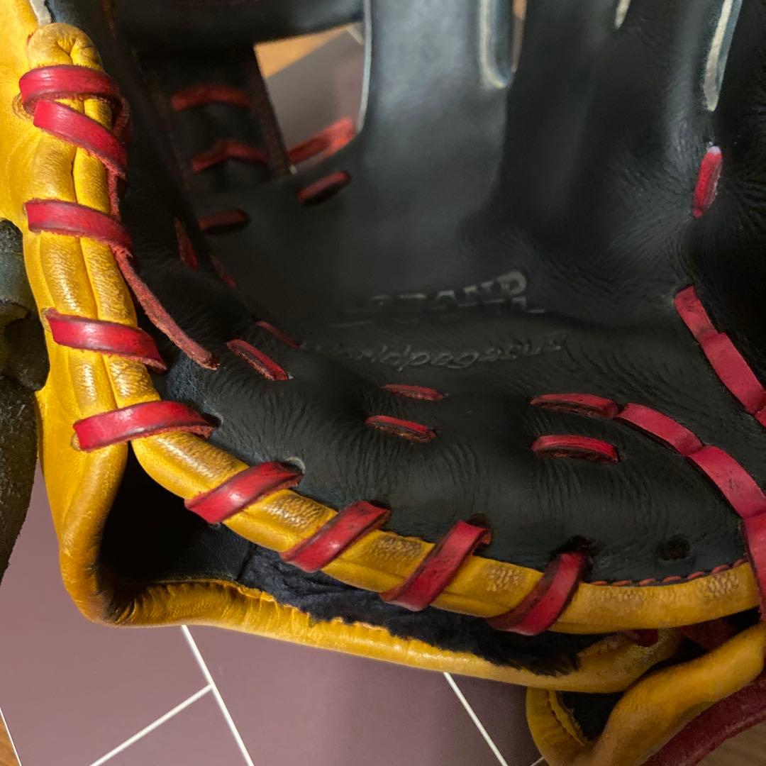 World Pegasus 軟式グローブ ダークグリーン/オレンジ