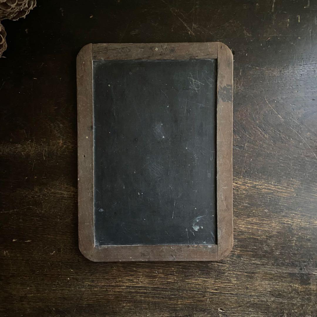 アンティーク　石板　黒板　メッセージボード　大正浪漫　カフェボード　店舗什器