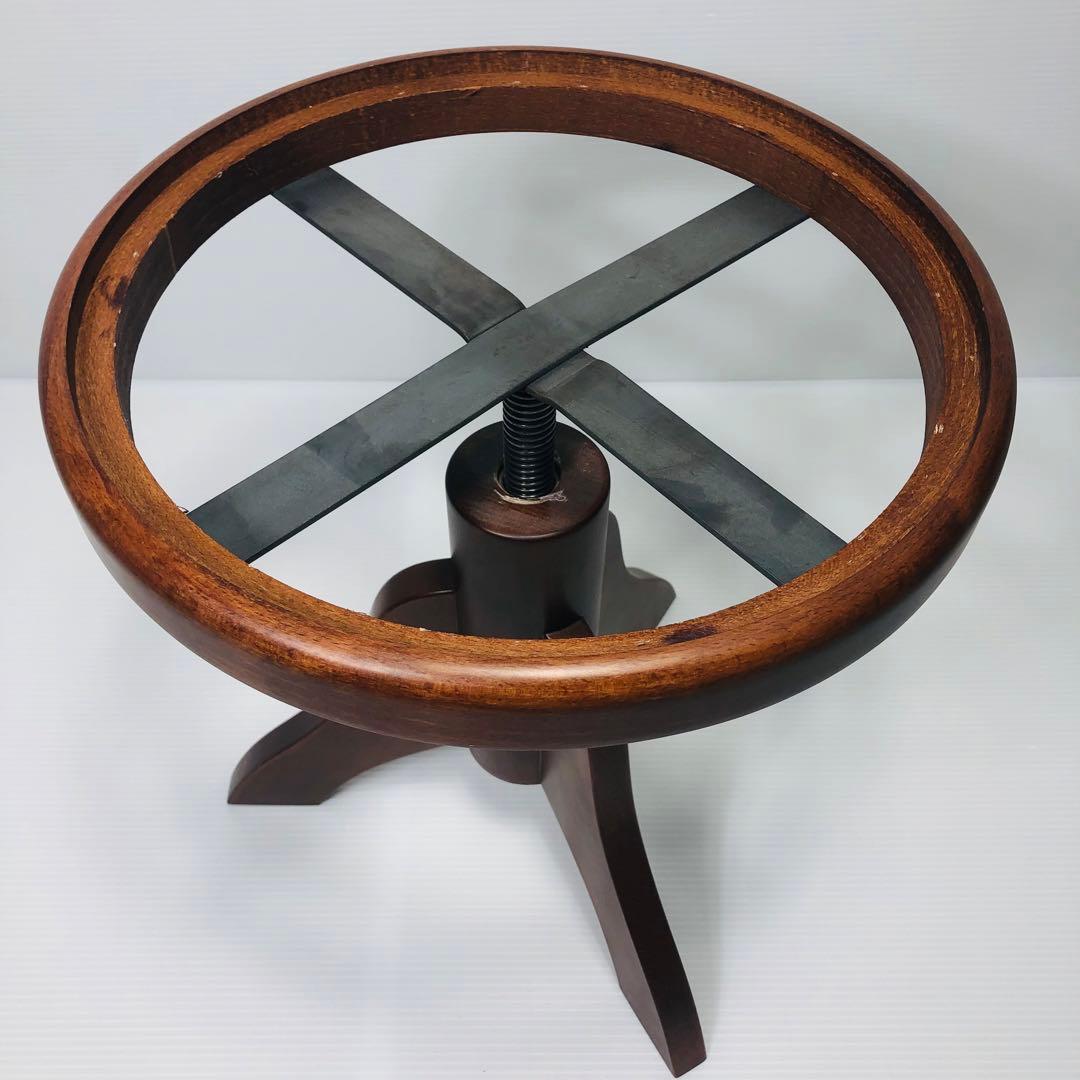 【最終価格】イタリア製 ケルティックハープ用椅子 高田ハープサロン マホガニー