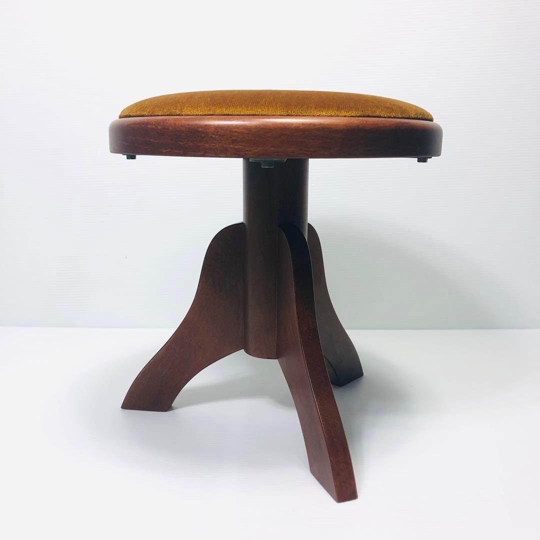 【最終価格】イタリア製 ケルティックハープ用椅子 高田ハープサロン マホガニー