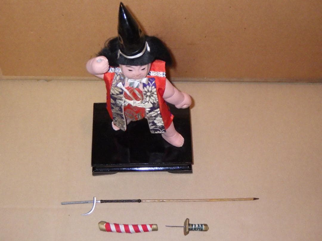 歴史物 加藤一冑 金太郎 御所人形 真多呂人形 武者人形 五月人形 日本人形 箱