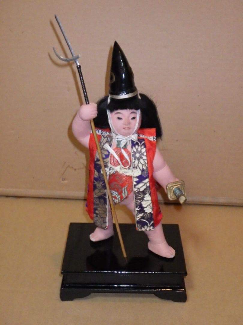 歴史物 加藤一冑 金太郎 御所人形 真多呂人形 武者人形 五月人形 日本人形 箱