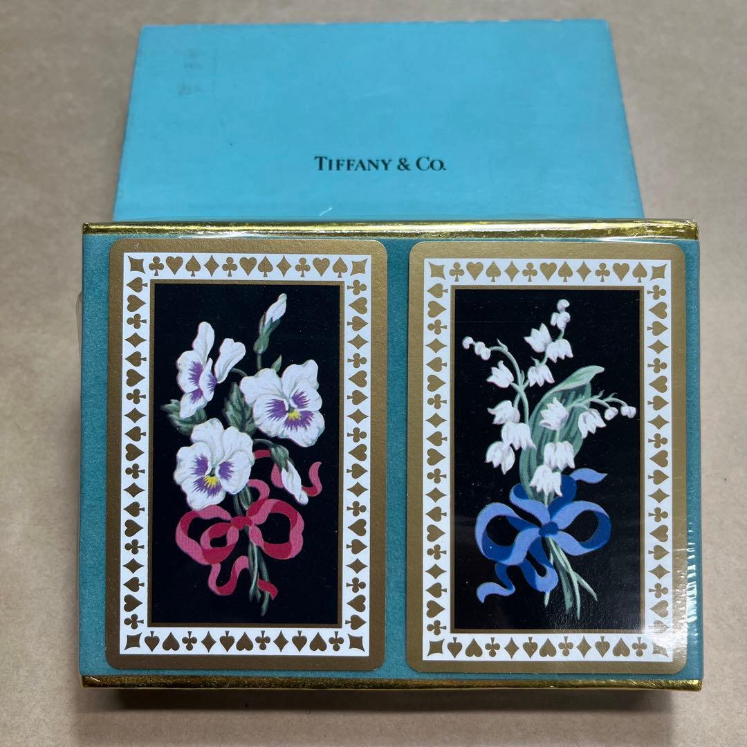 Tiffany & Co. フラワー柄 トランプ 未使用 ヴィンテージ
