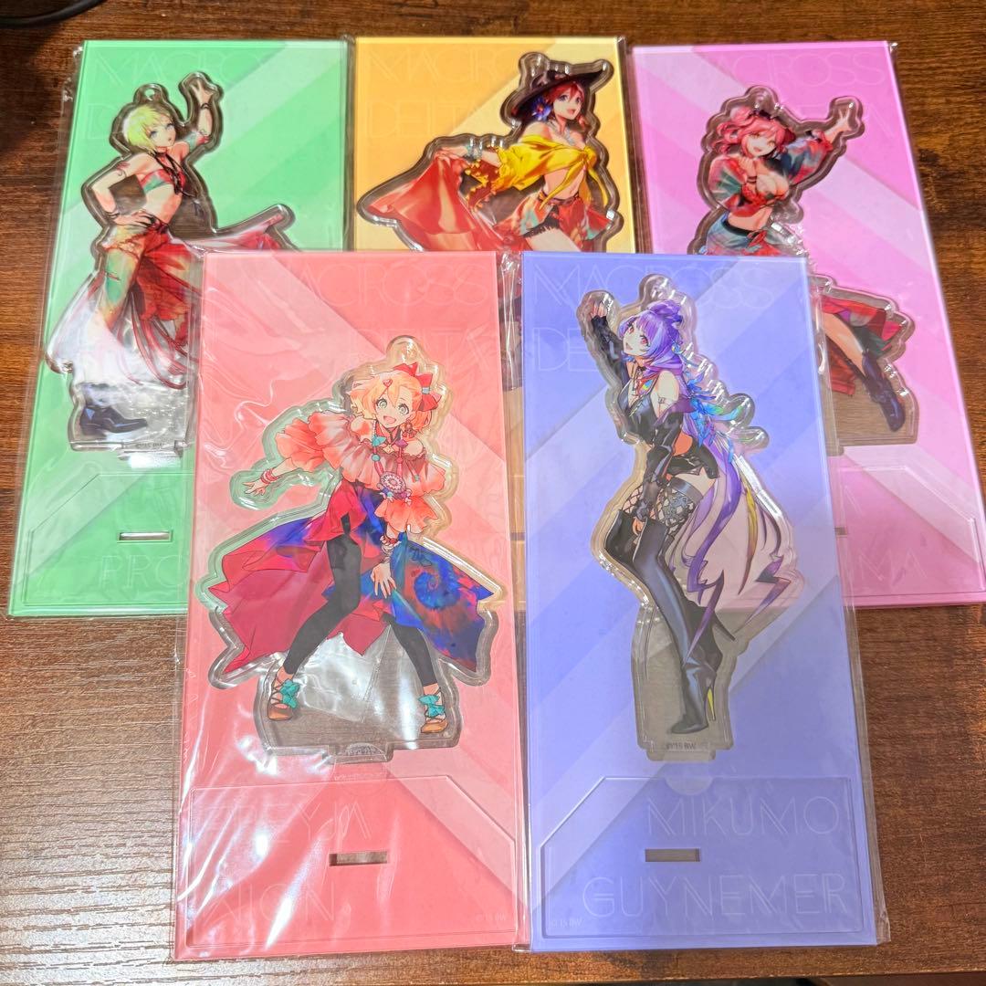 ワルキューレ アクリルスタンドキーホルダー M魂 マクロスΔ アクスタ　５人