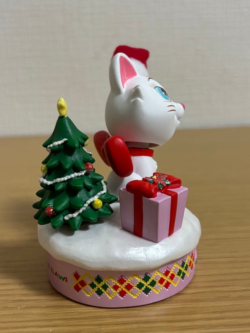 おしゃれキャット マリー フェイス小物入れ クリスマス　首振り　#1