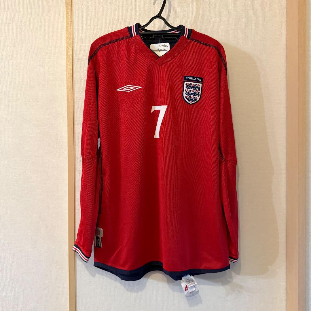 【新品未使用】ベッカム 2002 イングランド代表 日韓W杯 ユニフォーム