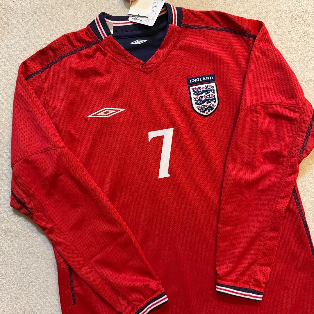 【新品未使用】ベッカム 2002 イングランド代表 日韓W杯 ユニフォーム