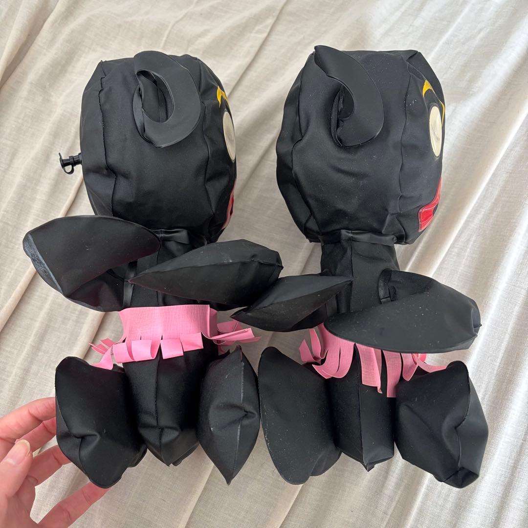 昭和レトロ　ビニール人形、うきわセット