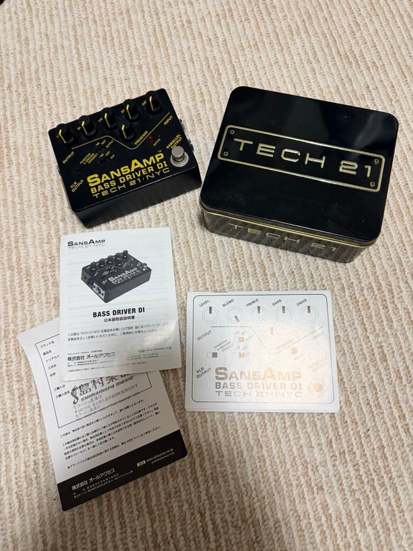 ベース TECH 21 SansAmp BASS D DI