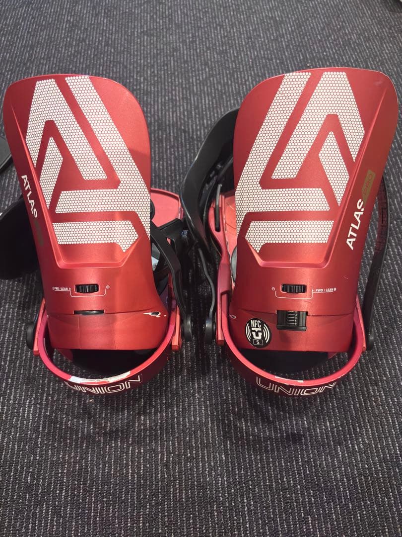 UNION ATLAS PRO ビンディング Sサイズ メタリックレッド