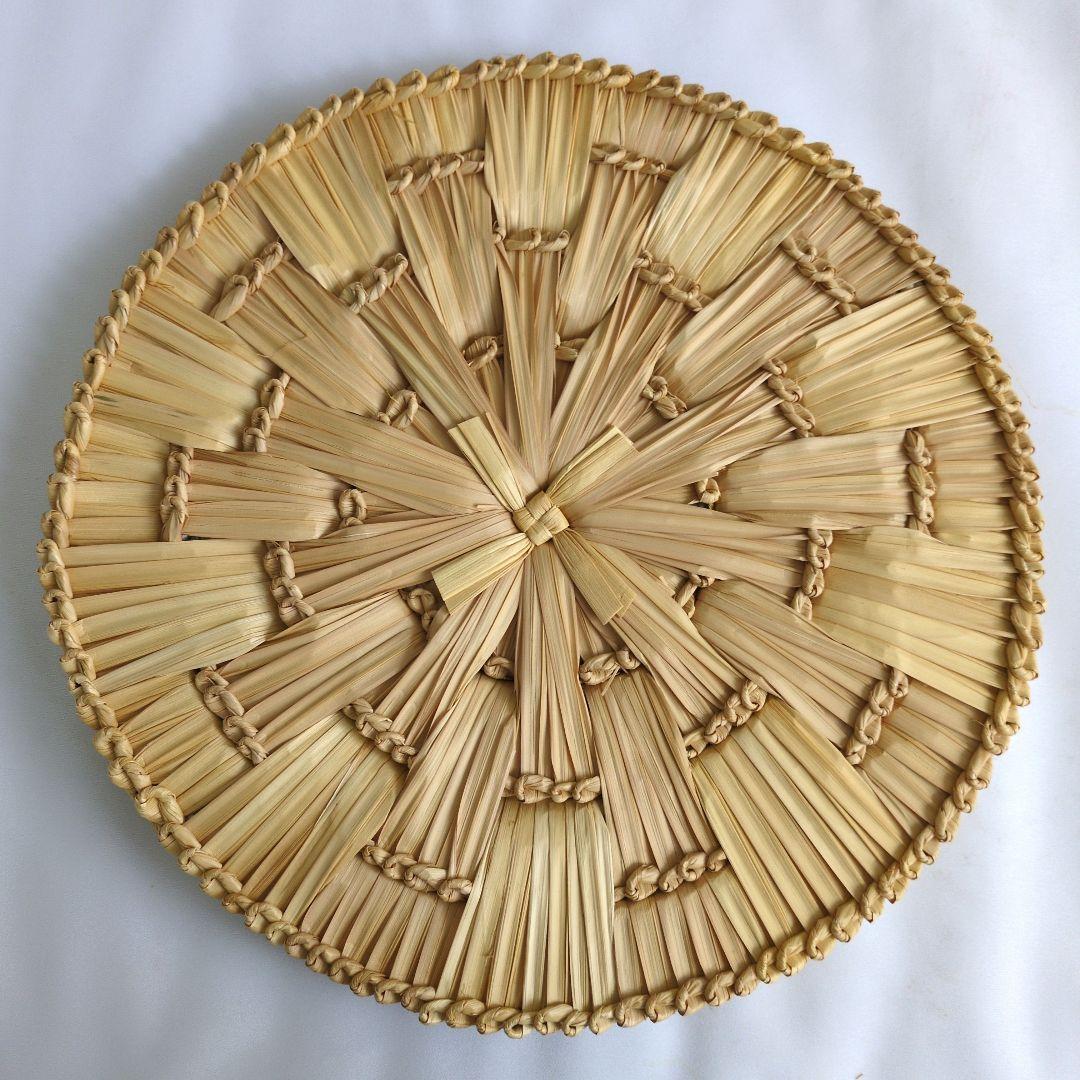 円座 茶道具 竹製 5枚セット