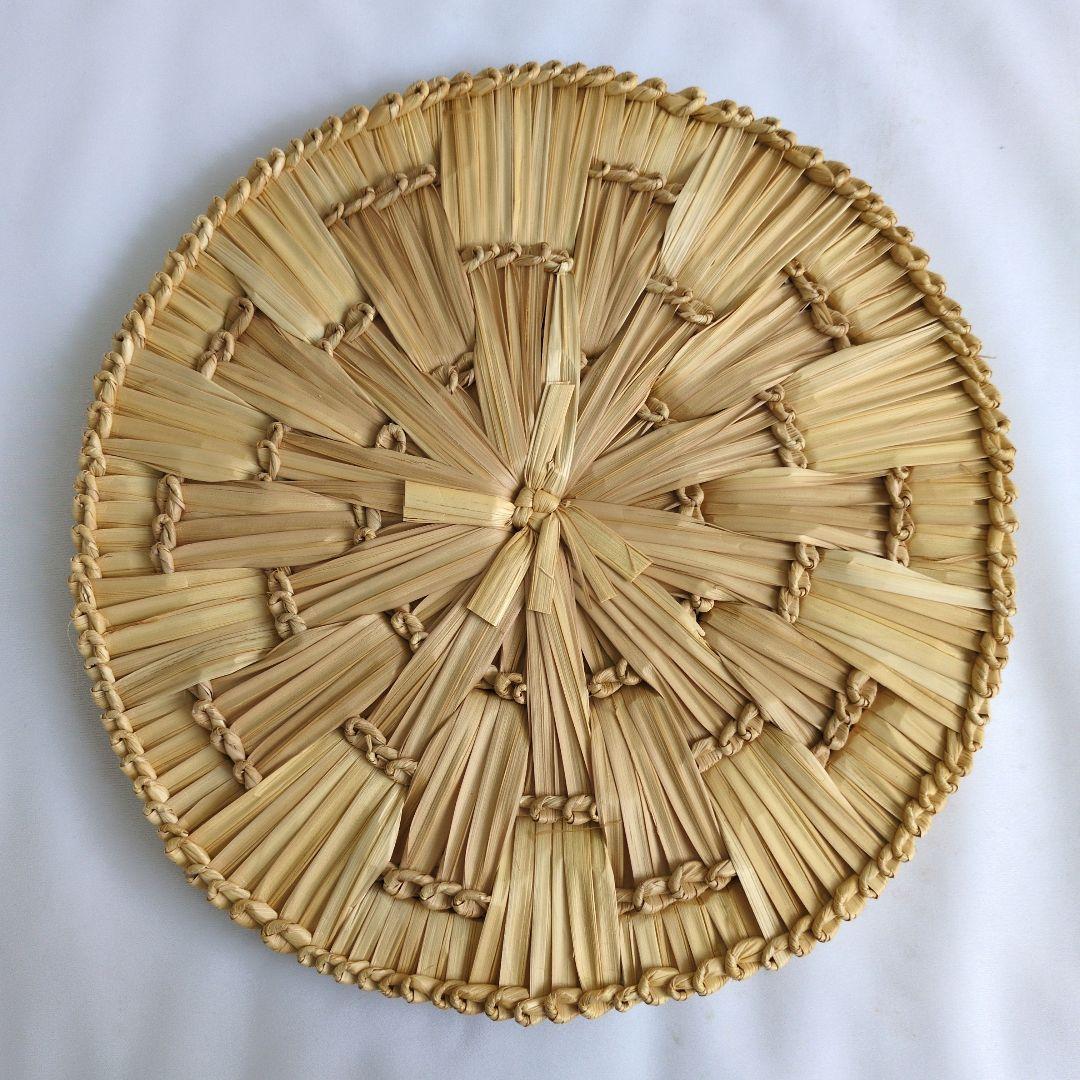 円座 茶道具 竹製 5枚セット