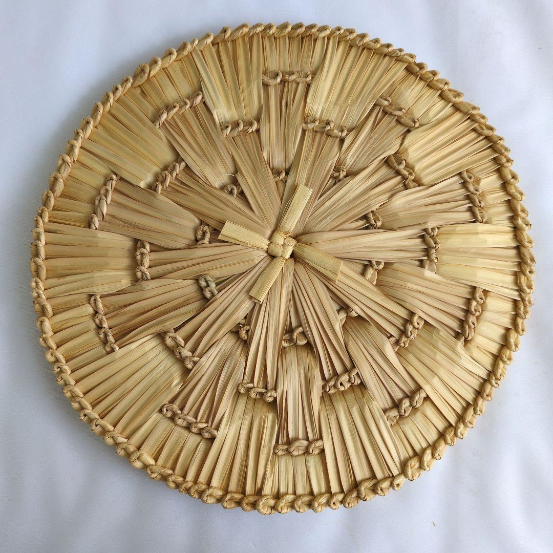 円座 茶道具 竹製 5枚セット