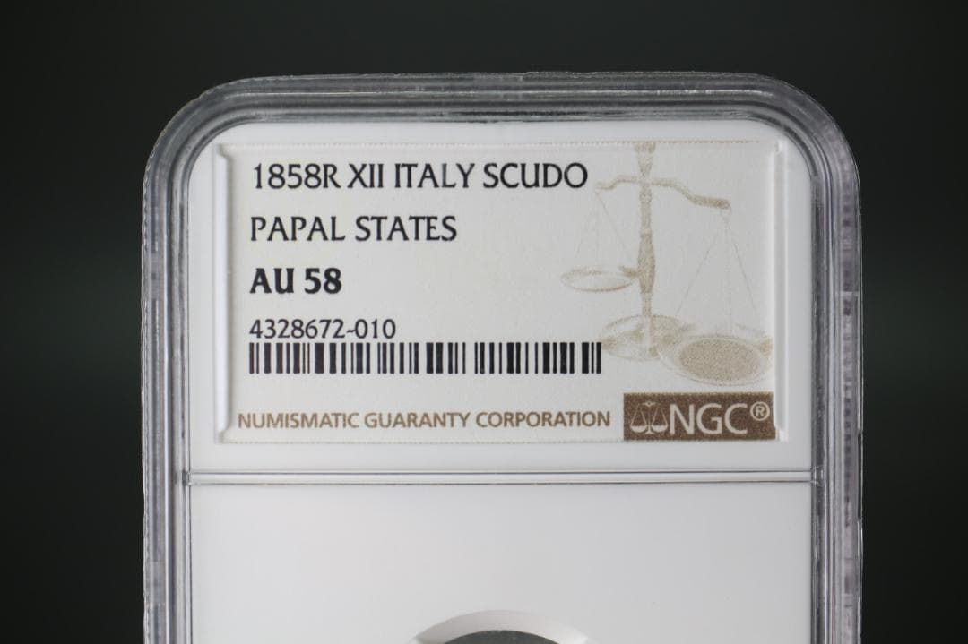 金貨 世界3枚 イタリア 1858年 ゴールド  鑑定品 アンティーク