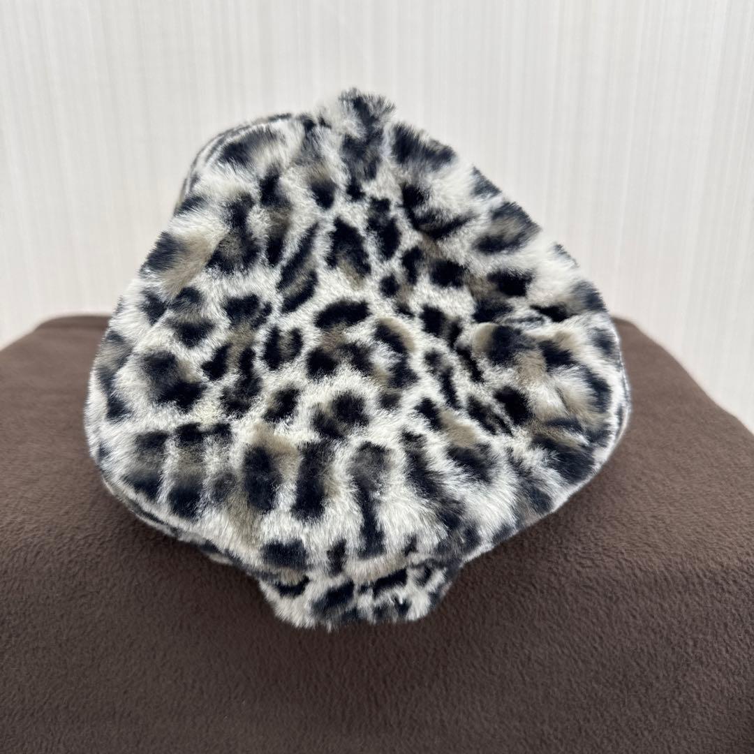 ダンスウィズドラゴン　キャップ　もこもこ　レオパード