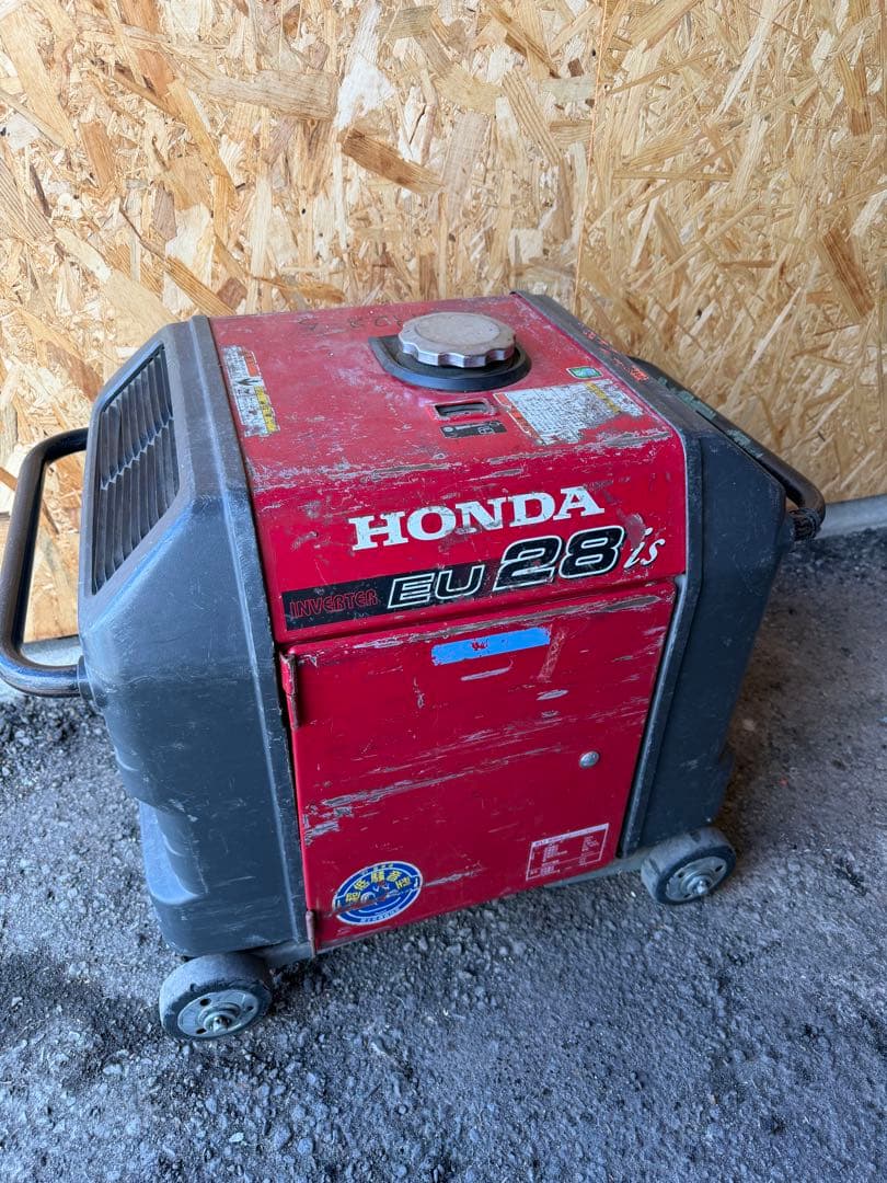 引き取り限定 動作品 ホンダ 発電機 HONDA EU28is インバーター