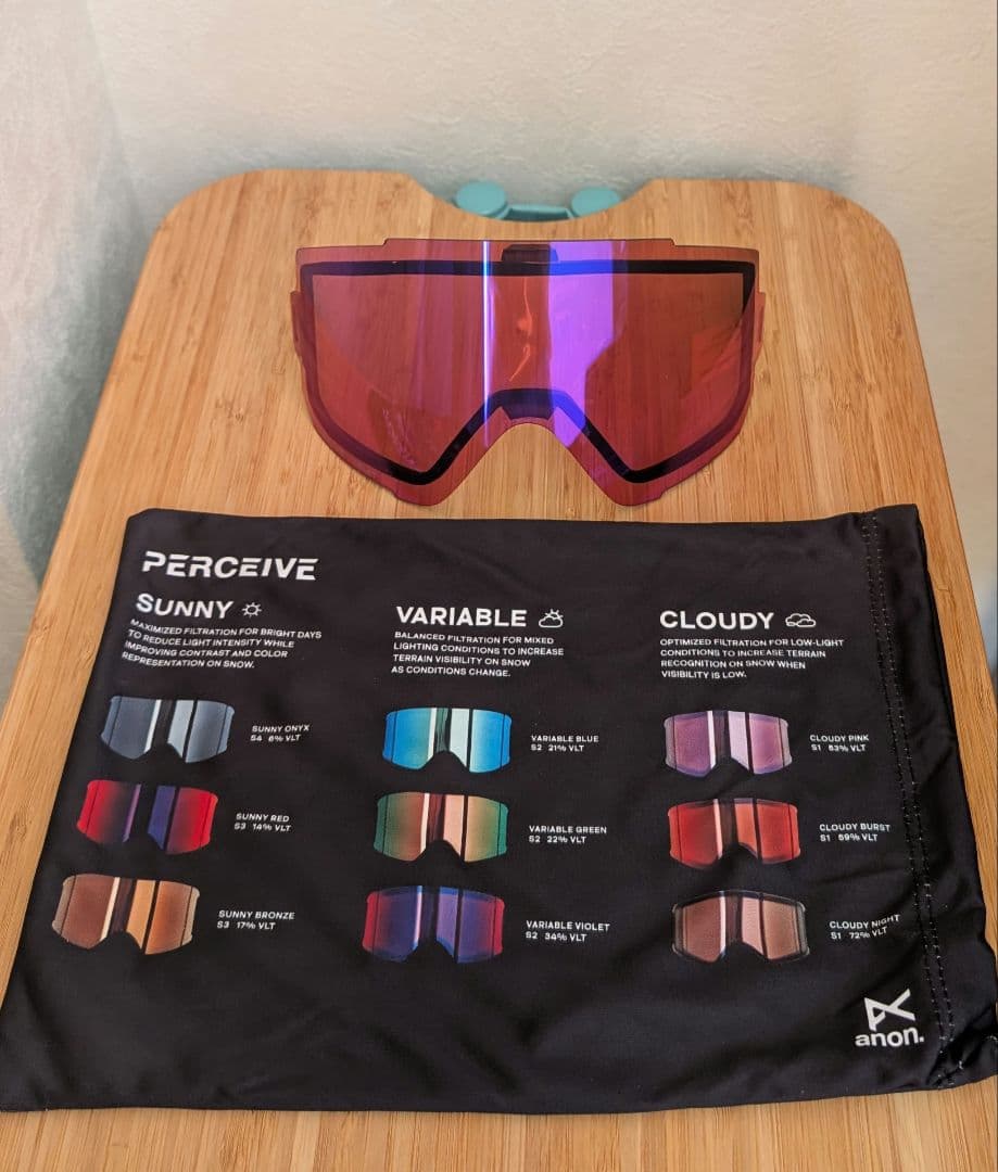 ⑧anon.Sync Low Bridge Fit Goggles+B.Lens