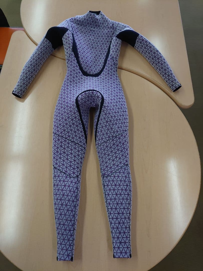 Billabong 秋冬初春用 裏起毛セミドライスーツ 黒・赤/カラフル葉柄