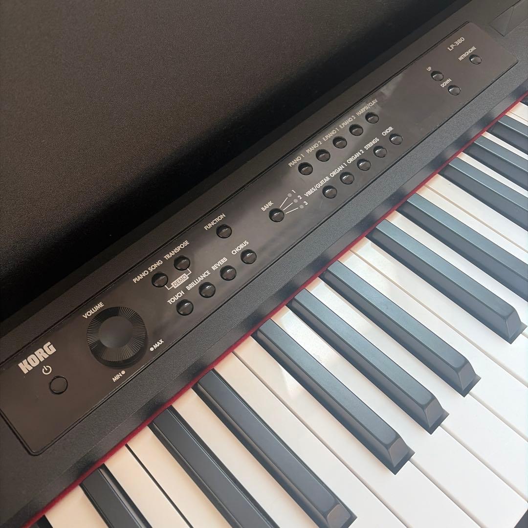 KORG LP-380 ブラック 電子ピアノ ペダル付き
