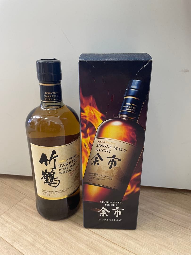 竹鶴　与市ウイスキー700ml 2本