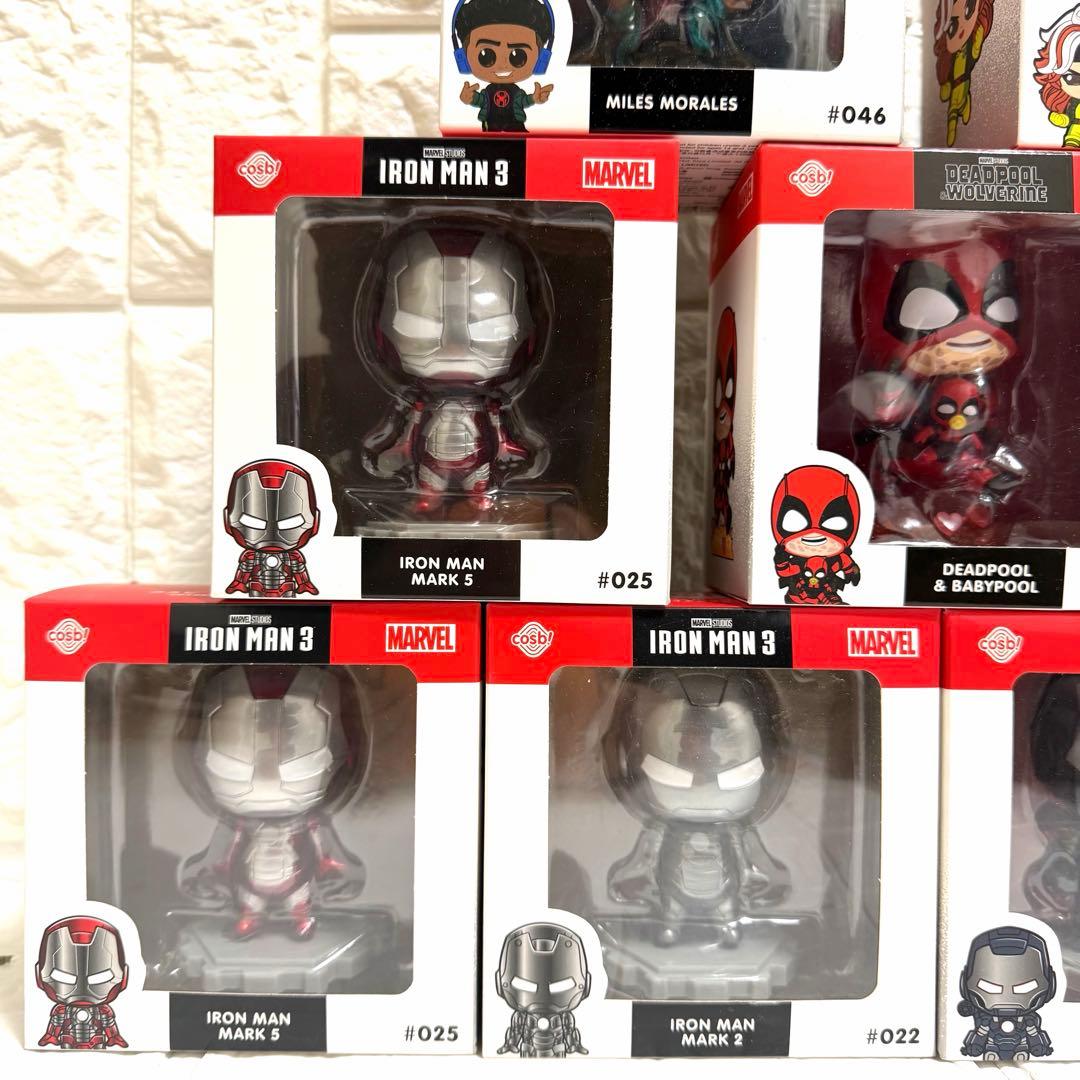 コスビ　マーベル・コレクション　ローグ　デッドプール　アイアンマン　X-MEN