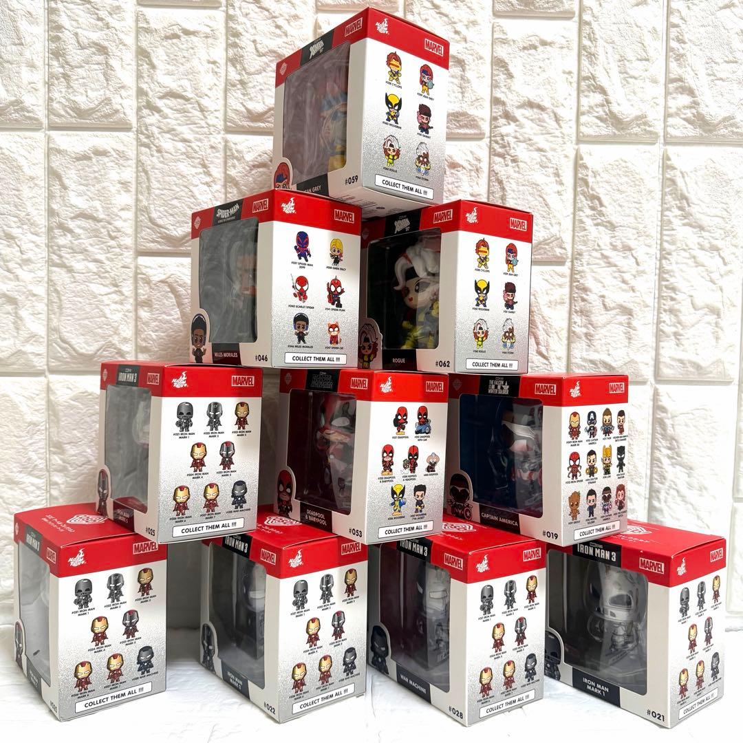 コスビ　マーベル・コレクション　ローグ　デッドプール　アイアンマン　X-MEN