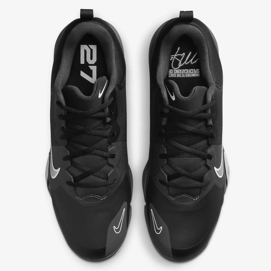 ナイキ フォース トラウト プロ 金具 28 野球 スパイク 靴 シューズ 黒