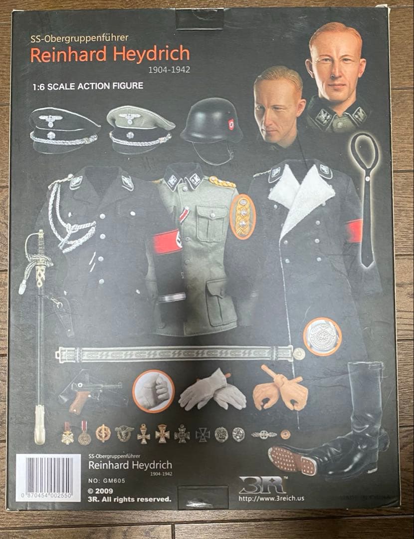 正規品】3R DID社製　ラインハルト・ハイドリヒ　他　４点セット　フィギュア