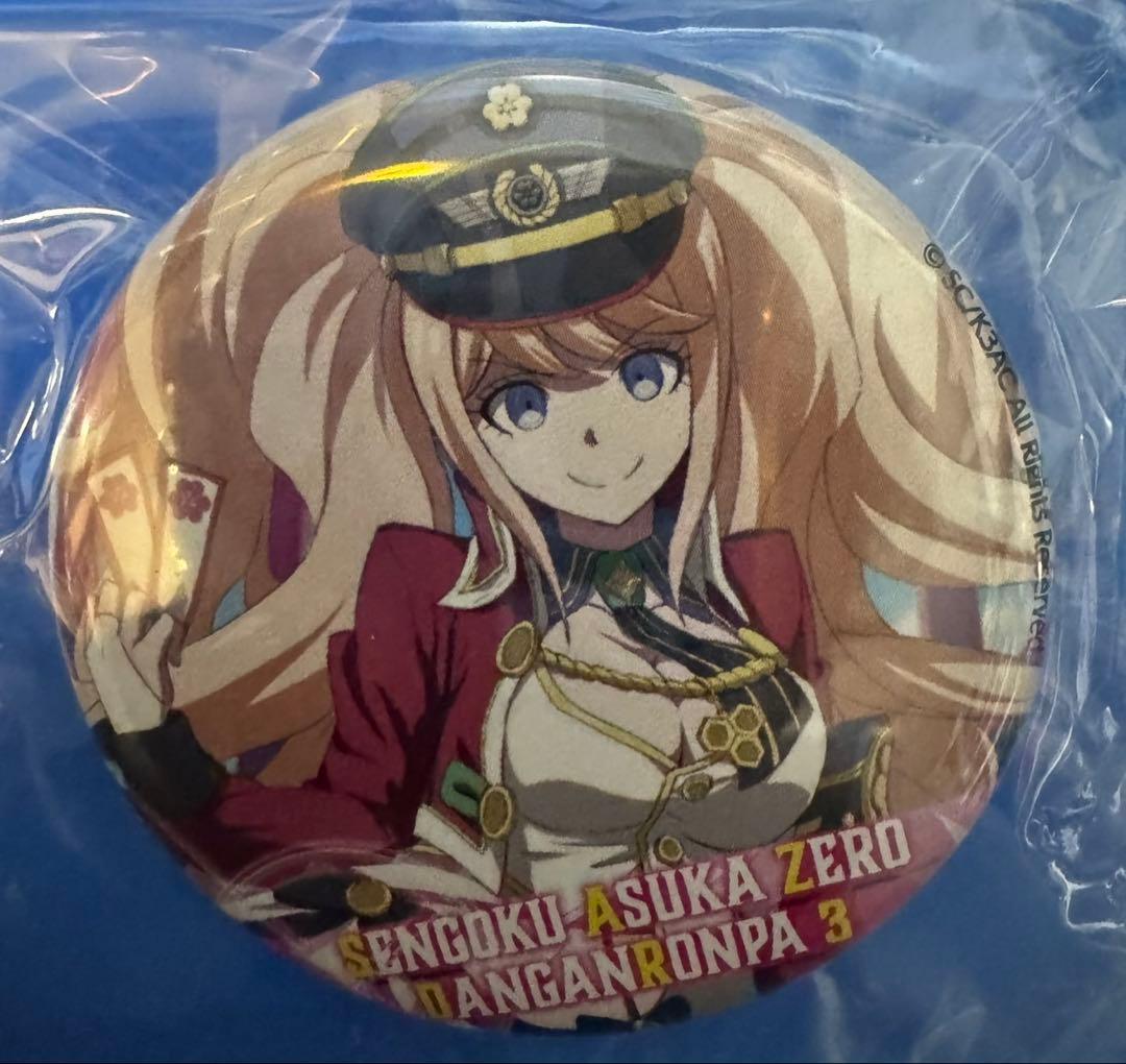【非売品】戦国アスカZERO × ダンガンロンパ3コラボ　江ノ島盾子缶バッジ