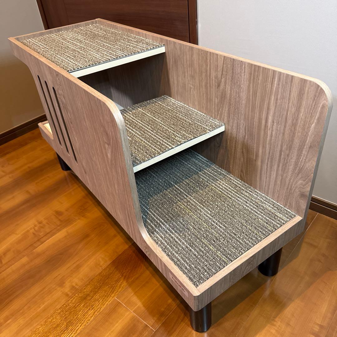 ペットステップベンチ 犬 猫 階段 飛び降り防止 ペット家具 フランスベッド