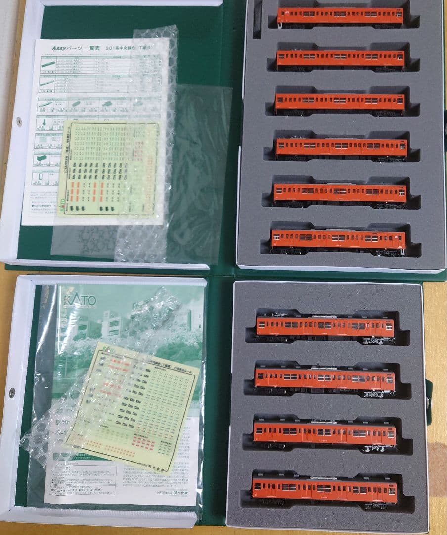 ＫＡＴＯ ２０１系（中央線色、Ｔ編成）基本、増結セット