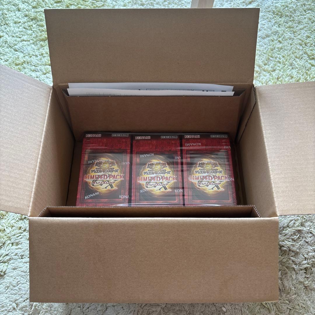 【新品未開封】遊戯王 LIMITED PACK GX オシリスレッド 3BOX